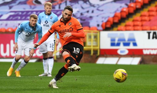 Dundee United striker Nicky Clark.