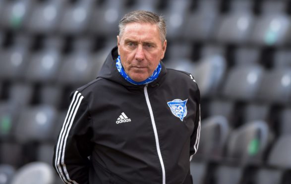 Peterhead manager Jim McInally was back at Tannadice at the start of the season for a Betfred Cup fixture.