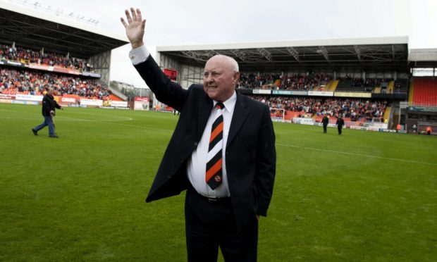 Jim McLean at Tannadice in 2011.