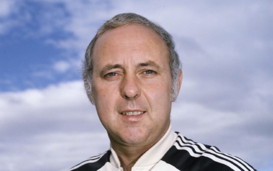 1982/1983: Dundee Utd manager Jim McLean.