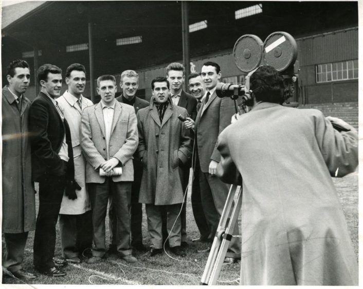 Pat Liney and the rest of the Dundee squad were very much in demand during the 1961-62 title-winning season.