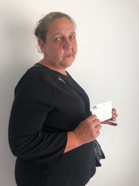 Charlie's mum Ellie pictured in June 2019 supporting the Feeling Strong mental health project.