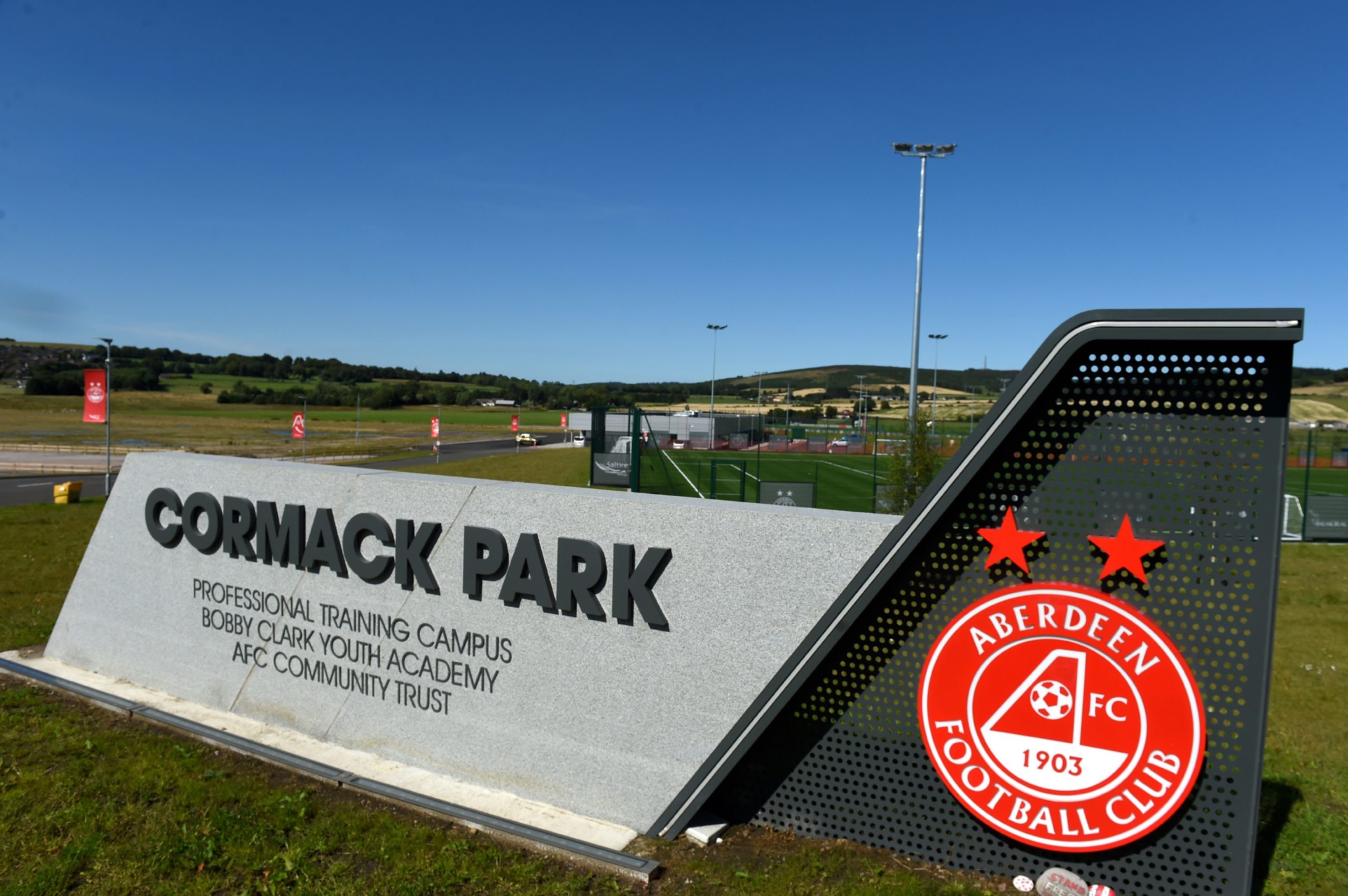 Cormack Park, where Aberdeen train. Picture by Kenny Elrick