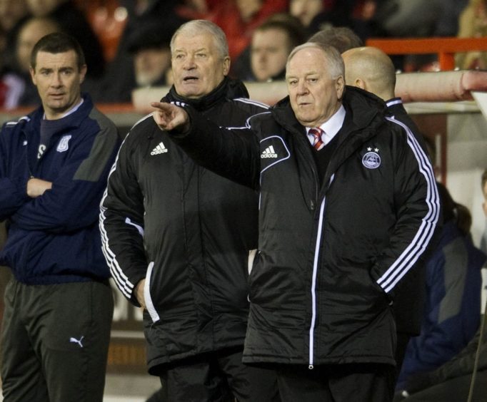 Archie Knox returned to Pittodrie in 2010 as assistant to Craig Brown.