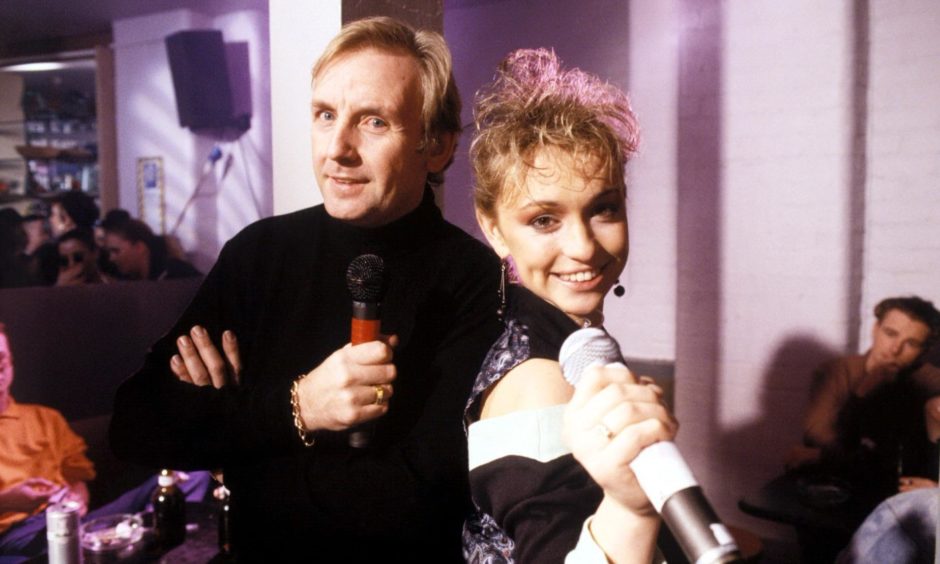 Pete Waterman and Michaela Strachan were The Hitman and Her. Image: ITV/Shutterstock.