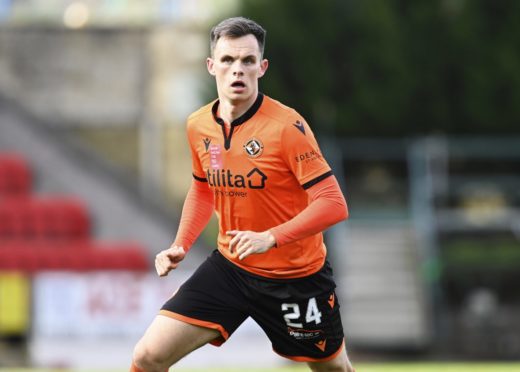 Lawrence Shankland in action for Dundee United.