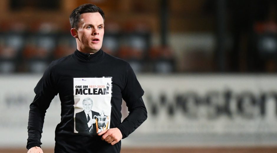 Lawrence Shankland pays tribute to Dundee United legend Jim McLean.