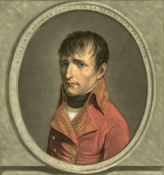 Napoleon Bonaparte, 1769-1821, as first consul of the French Republic.