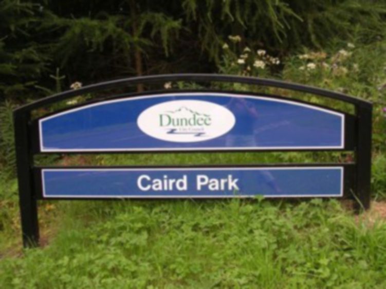 Caird Park sign, Dundee