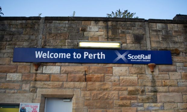 welcome to perth scotrail sign