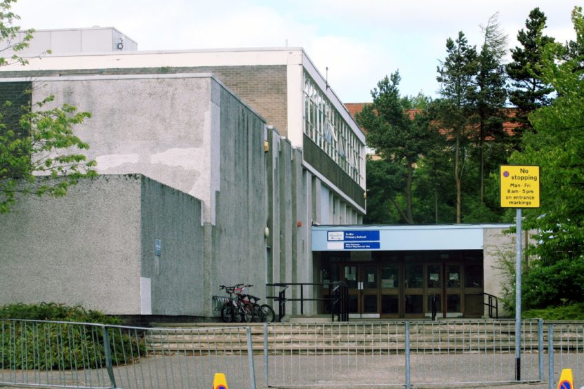 Ardler Primary School in Dundee is one of the schools to have confirmed cases.