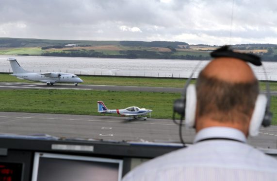 Flights leave Dundee Airport