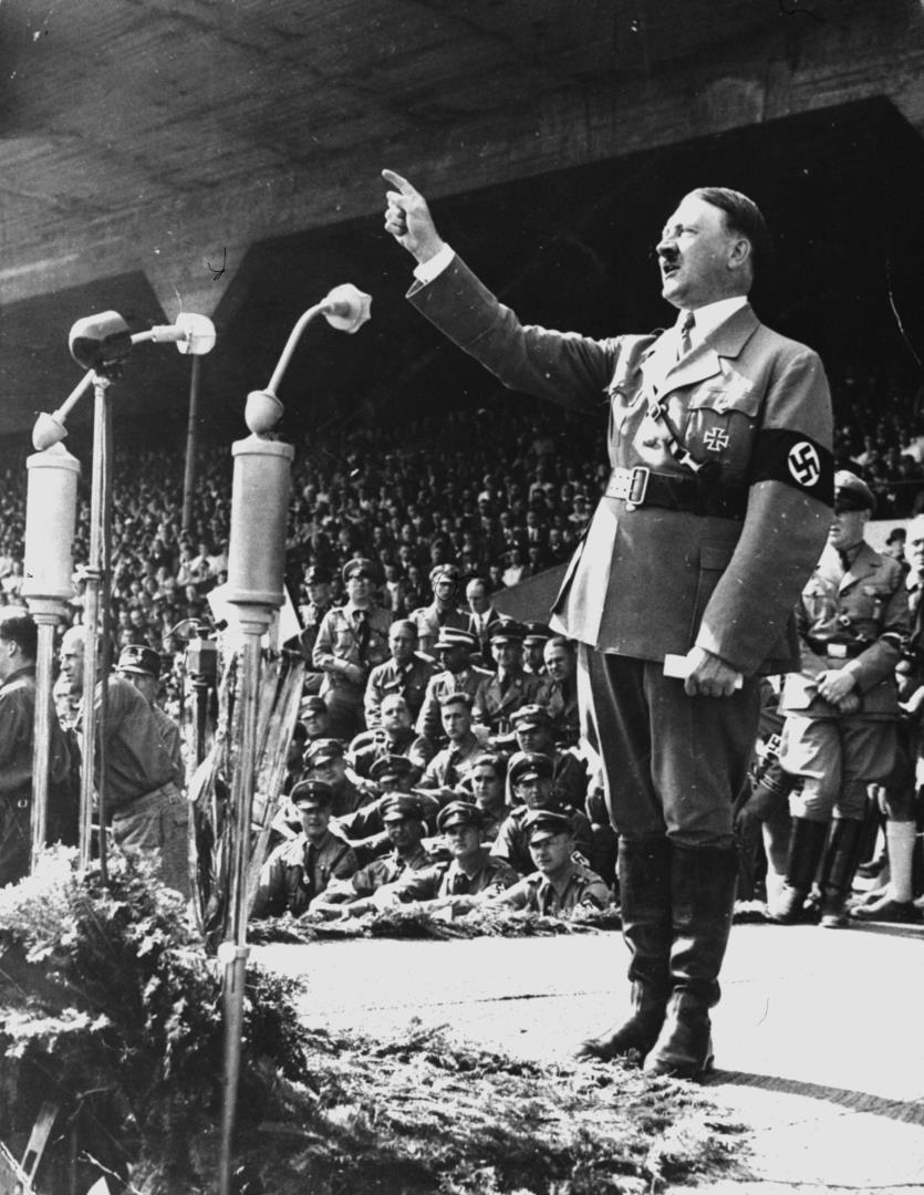 Churchill urged the government to be more pro-active against Adolf Hitler. Image: AP/Shutterstock.