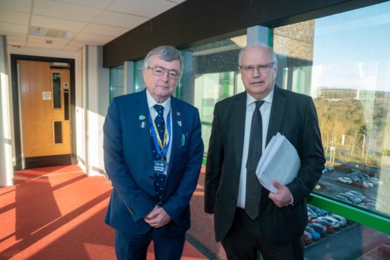 Joint Fife Council leaders David Alexander & David Ross.