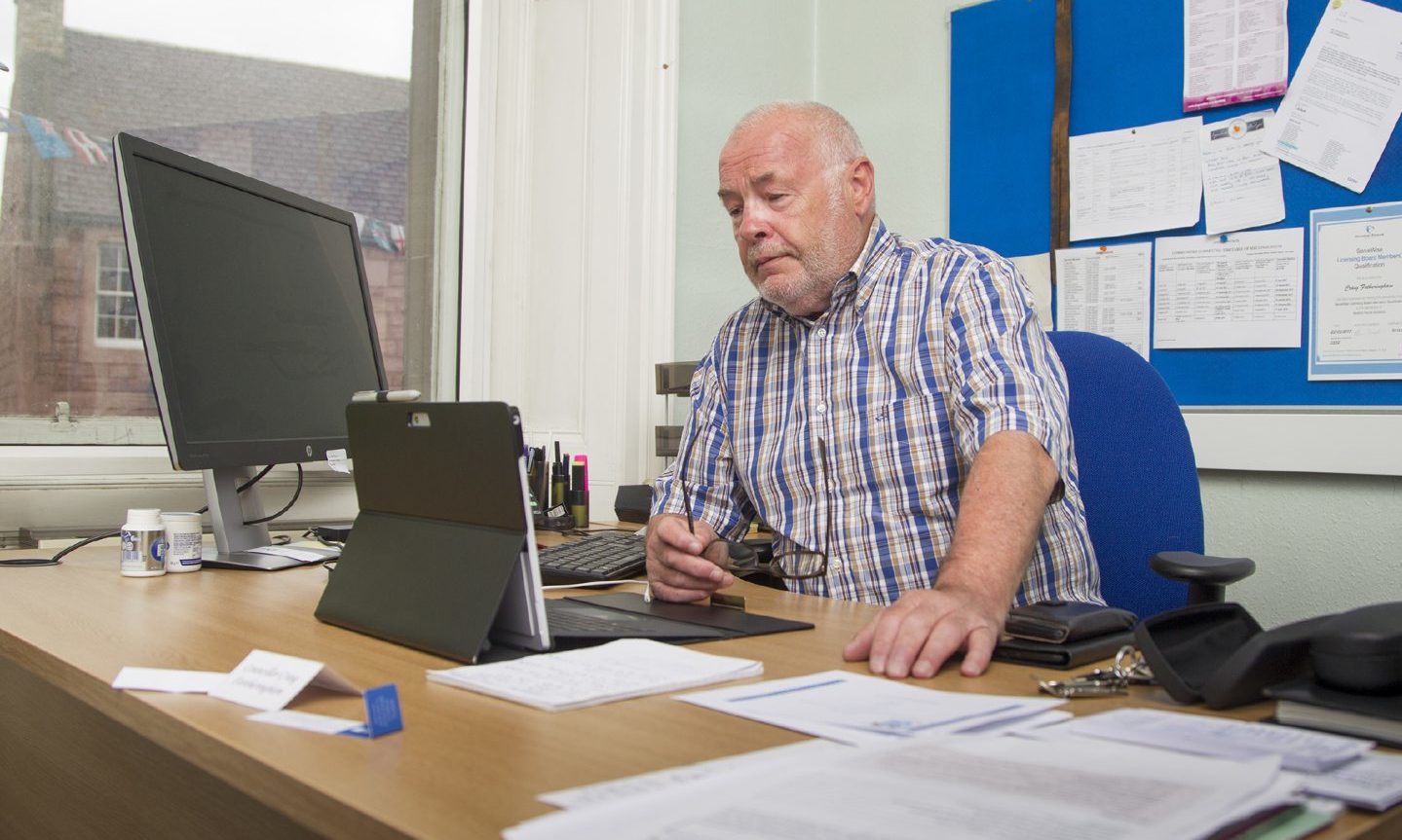 Angus Council leader David Fairweather