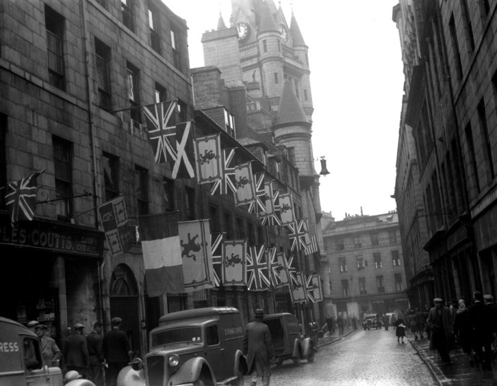 VJ Day was celebrated all over the world, including in Aberdeen.