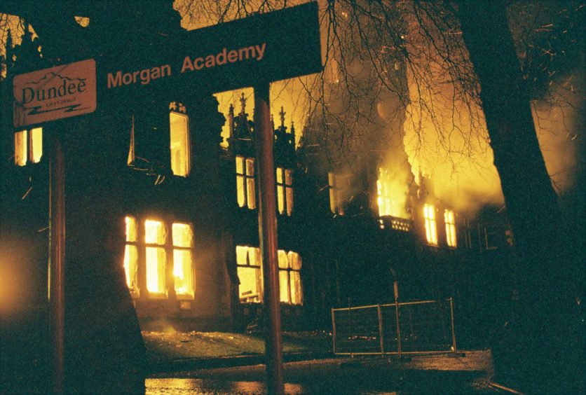 The inferno takes over Morgan Academy.