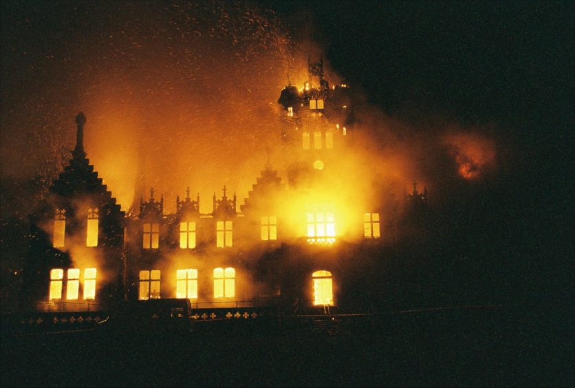 Fife retained firefighter helped tackle the Morgan Academy fire.