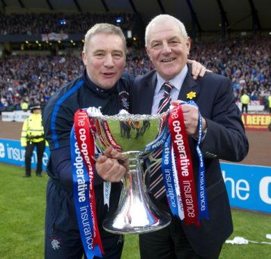 Ally McCoist and Walter Smith.