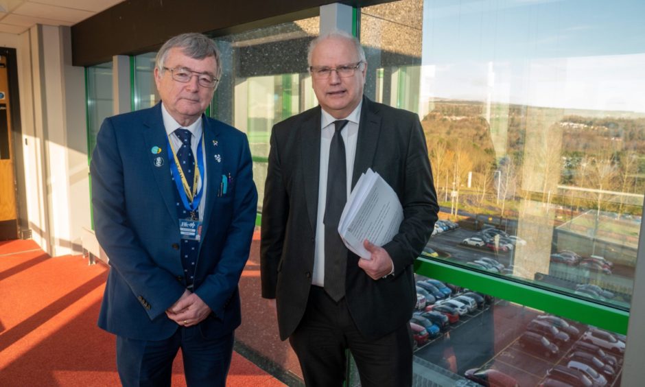 Fife Council co-leaders David Alexander, left, and David Ross.