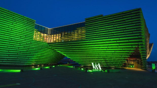 V and A Dundee goes green.