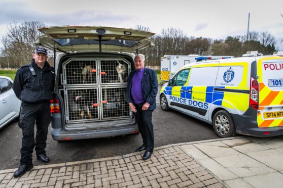 Dundee’s first police dog handler
