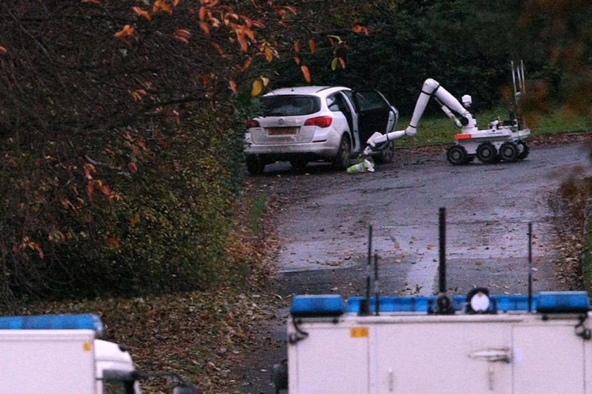 Fife bomb bank robbery