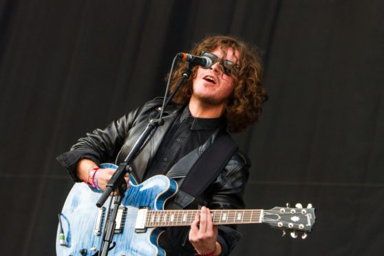 Kyle Falconer at T in the Park in 2015.