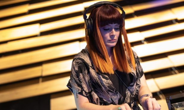 Ana Matronic DJs at the VandA in October 2019 for Festival of the Future. Picture supplied by University of Dundee