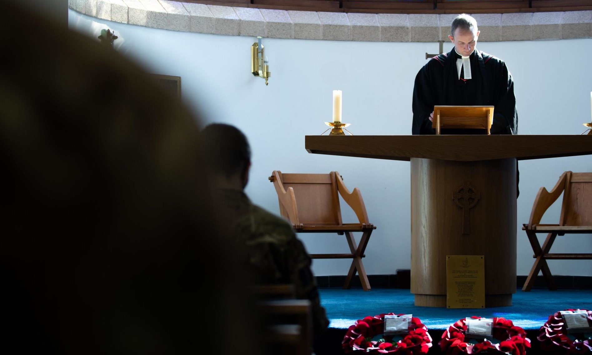 The memorial service was held at St Aidan’s Church, Lossiemouth.