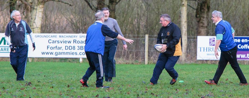 Forfar walking rugby resumes