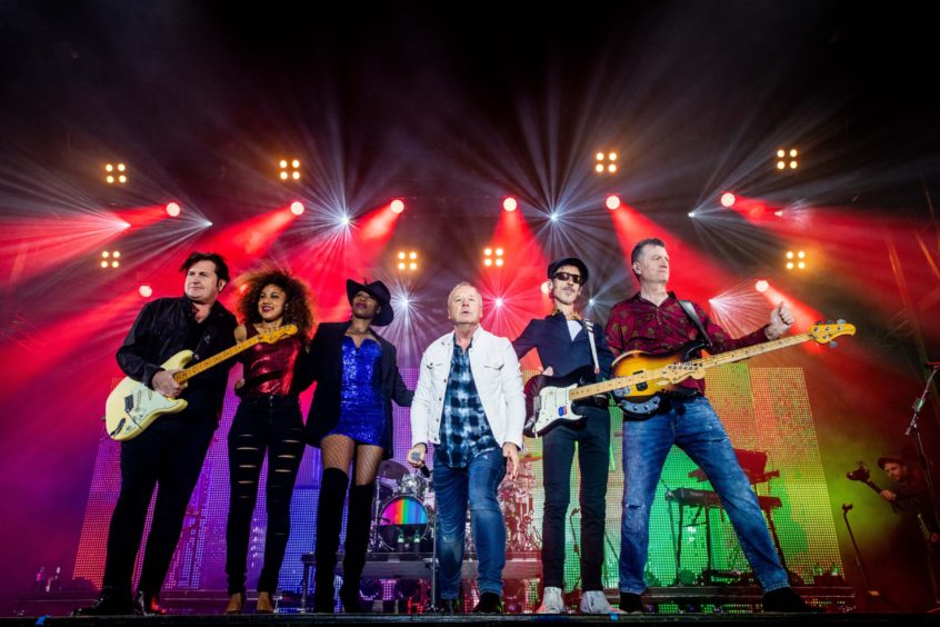 Frontman Jim Kerr and Simple Minds rocked Slessor Gardens in 2018.