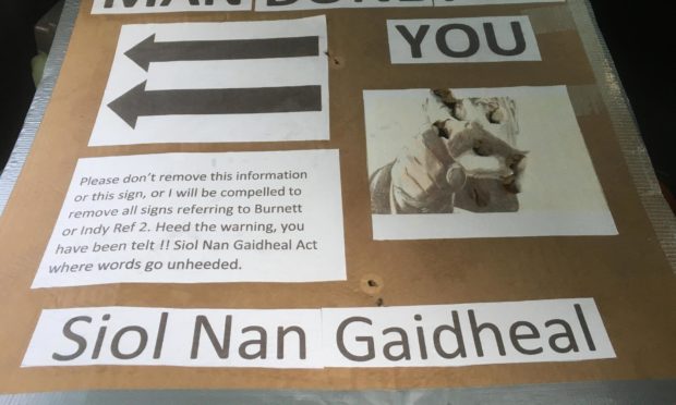 Siol nan Gaidheal sign