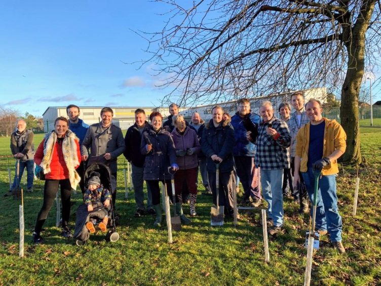 Some of the Dundee Bairns volunteers.