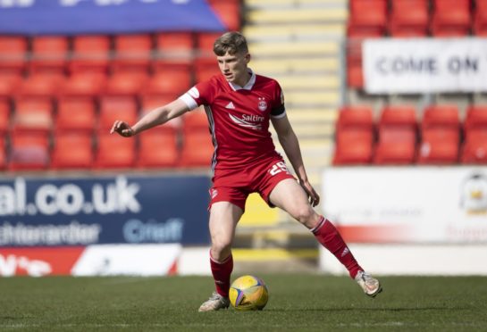 Jack MacKenzie has seen game-time at left-back for Aberdeen.
