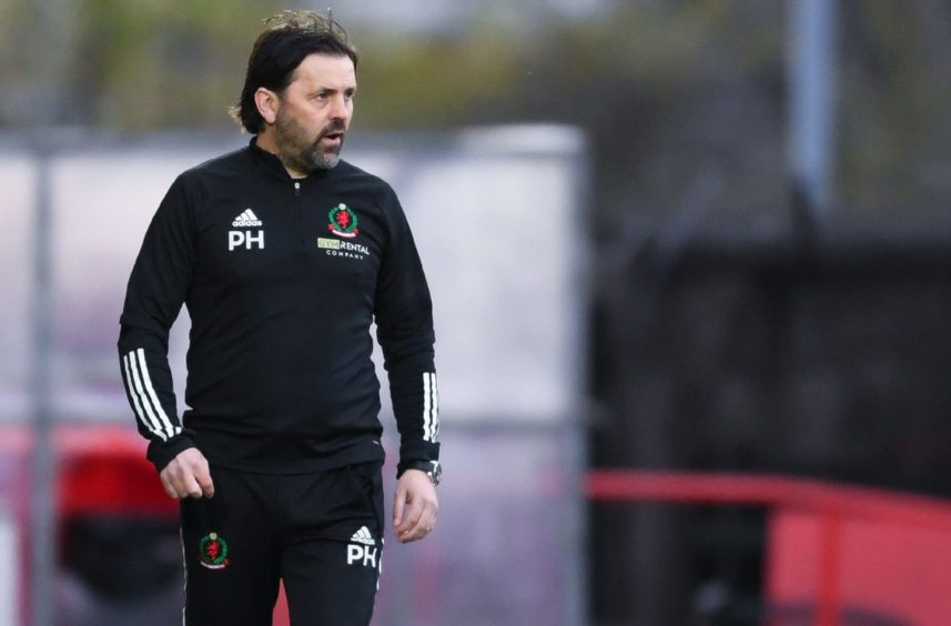 Cove Rangers manager Paul Hartley.