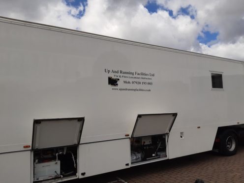 A trailer spotted in Dundee.