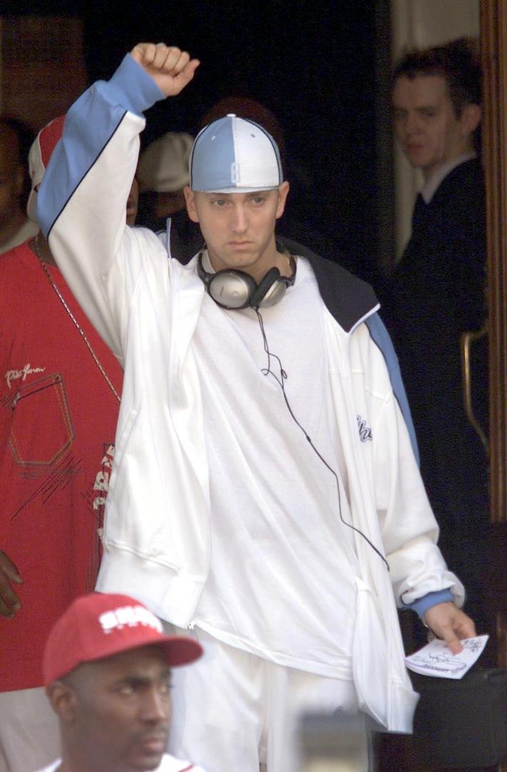 Eminem back in his D12 days in June 2003.