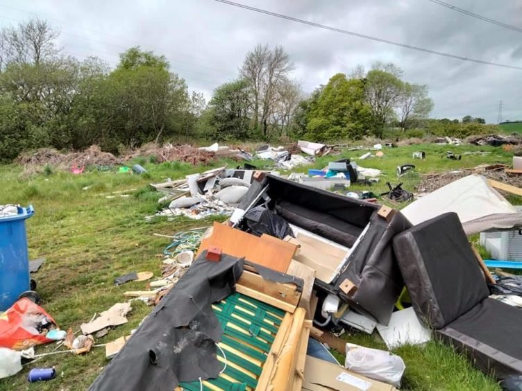 Westfield fly-tipping