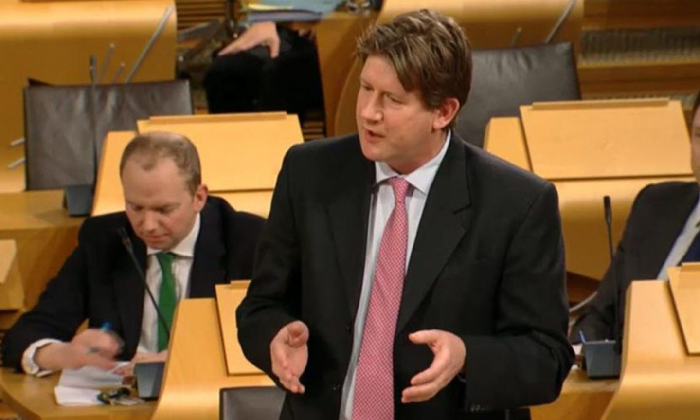Alexander Burnett lodged a motion in the Scottish Parliament.