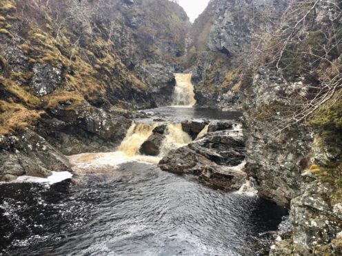 Falls of Tarf in Glen Tilt