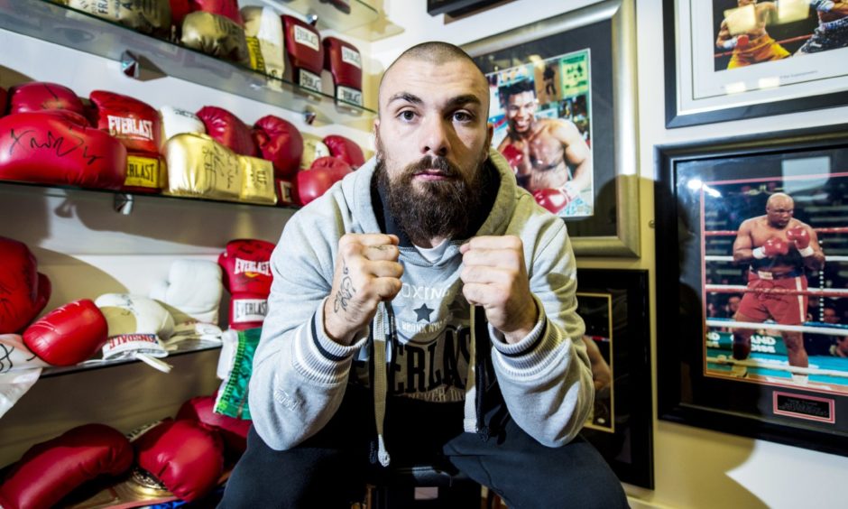 The late Dundee boxer "Iron" Mike Towell.