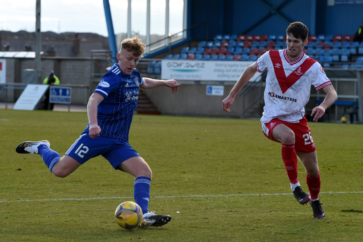 Peterhead midfielder Andrew McCarthy.