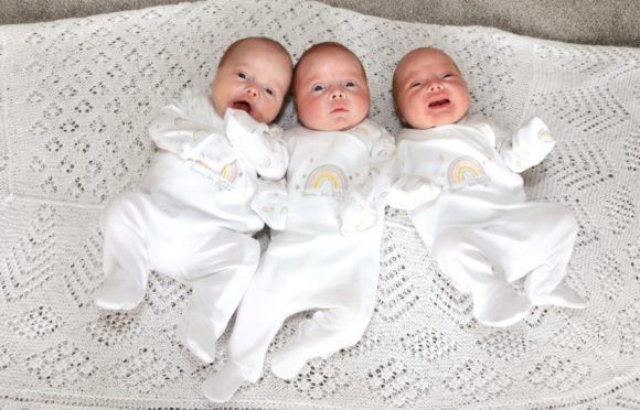 The Mudie Triplets from Monifieth.