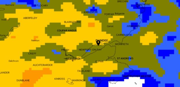 Fife and tayside weather