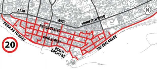 Dundee active travel 20mph