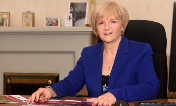 Council co-leader and head of the Aberdeen Nine Jenny Laing at the Town House