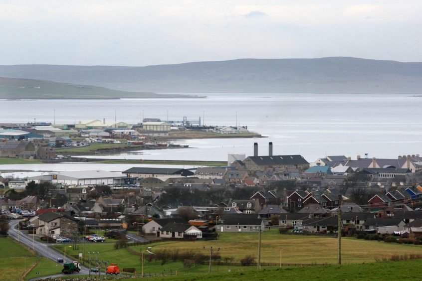 Lorraine Kelly was in Kirkwall, Orkney, when she was invited to join in the blackening.