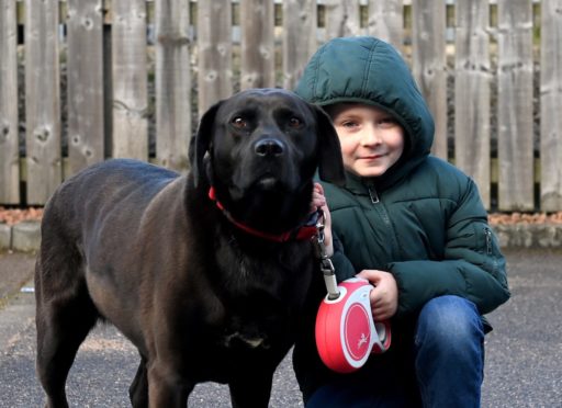 Josh and his dog Bonny