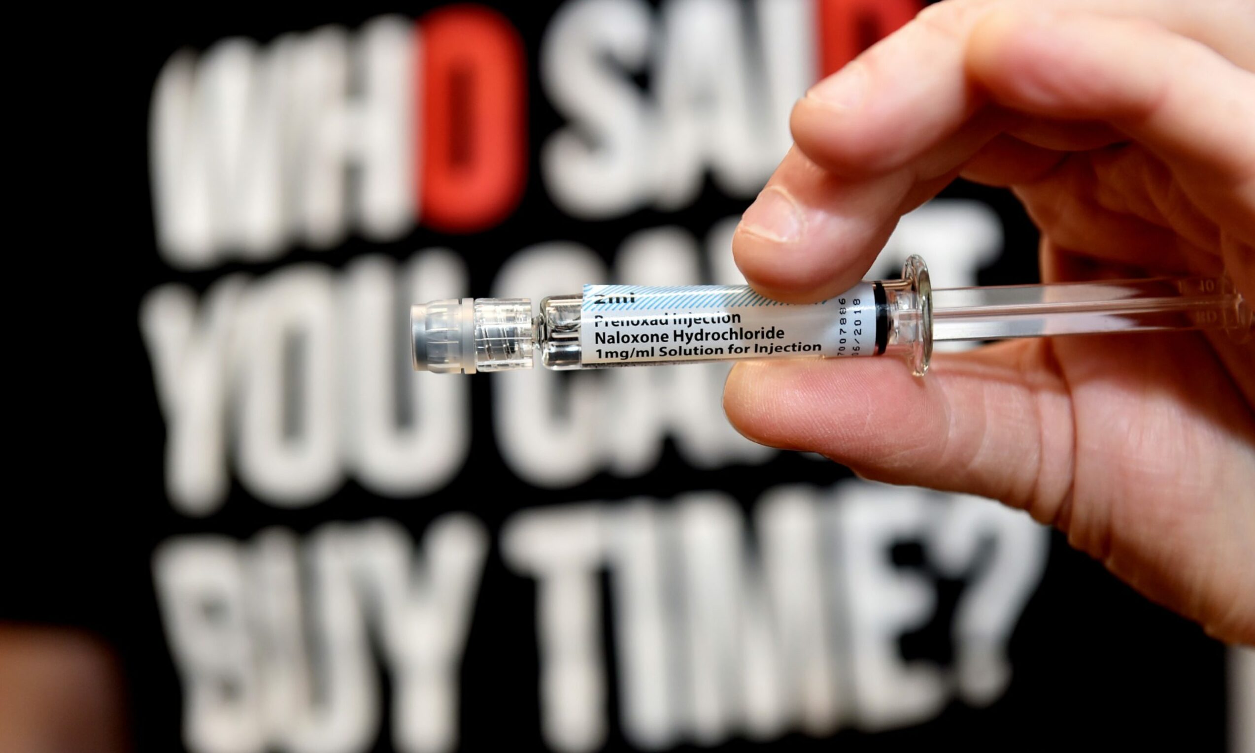 Naloxone, which can help reverse opioid overdoses. Picture by Scott Baxter.